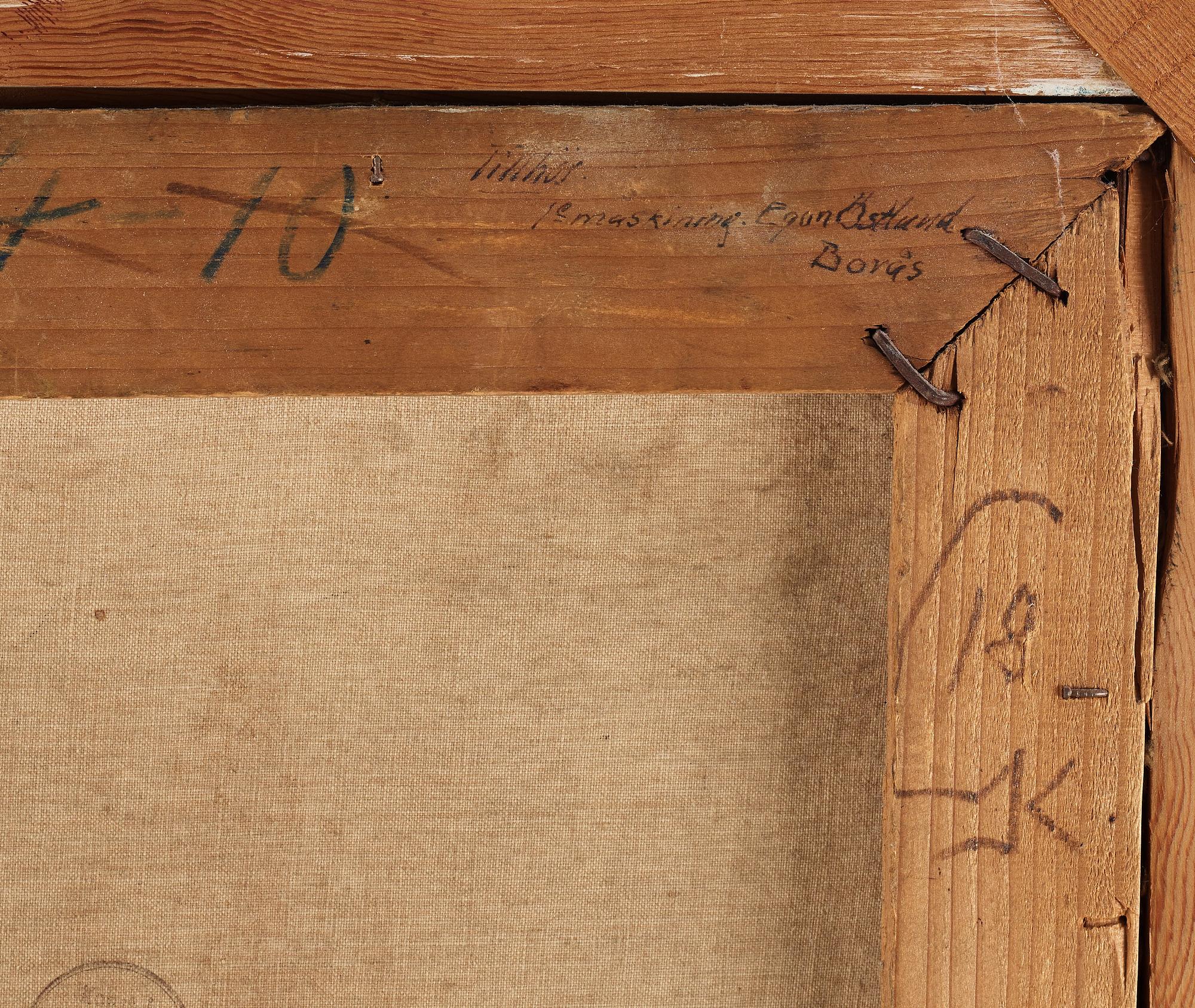 Gösta Adrian-Nilsson, "Christ revealed above the Eiffel Tower" (Kristus uppenbarar sig över Eiffeltornet (Kristus tillägnad)).