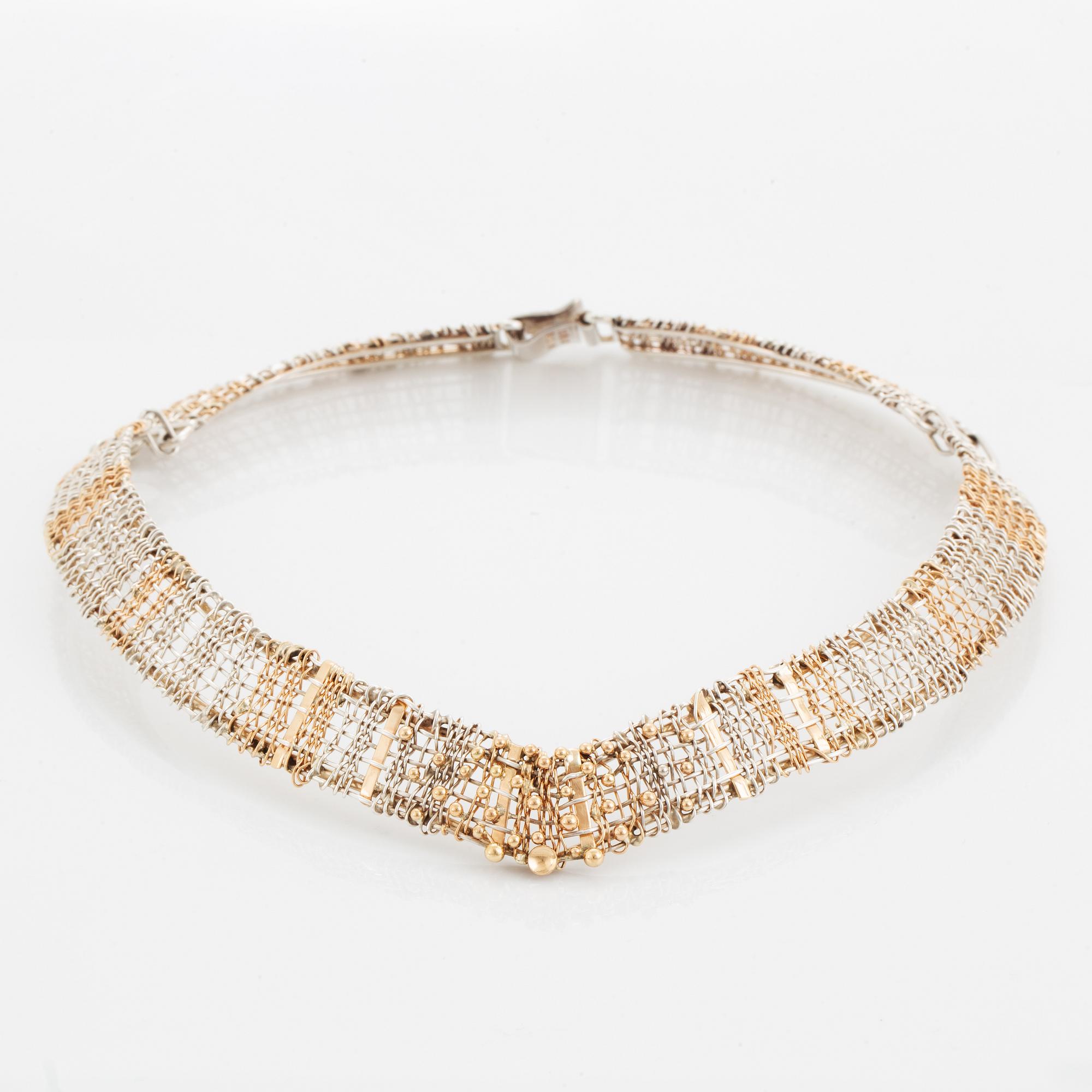 Högbergs Eftr Anette & Marie Silver, Göteborg, 2010, a necklace.