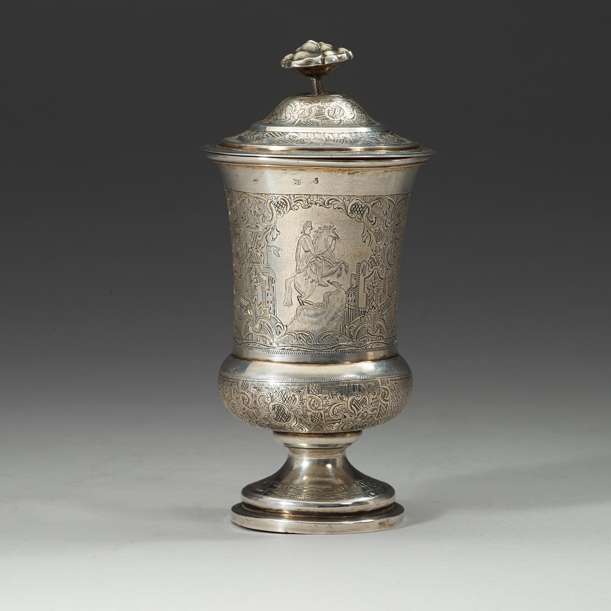 MUGG med lock, Moskva 1880-tal.