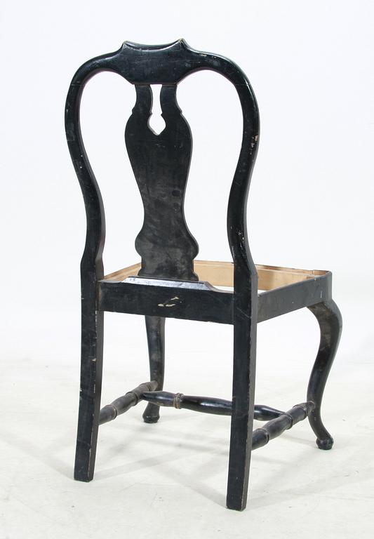 STOLAR, 6 st, rokokostil, 1900-talets mitt.