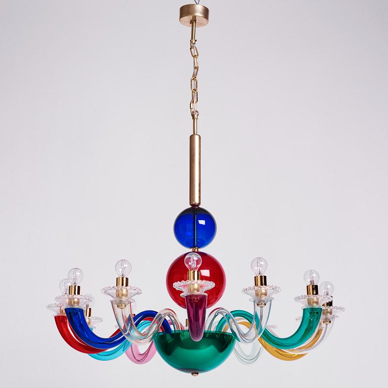 Gio Ponti, a chandelier, Venini, Italy, 2014.