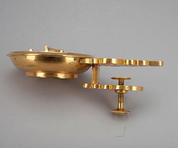 ASKKOPP / CIGARETTSTÄLL, mässing, Ryssland, 1800-talets slut.