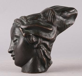 CARL MILLES efter. Skulptur, patinerad brons. Sign C Milles.