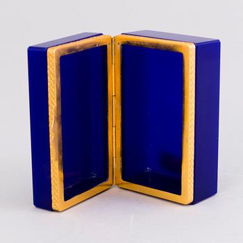 BOX, glass, Italy, middle of the 20th century.