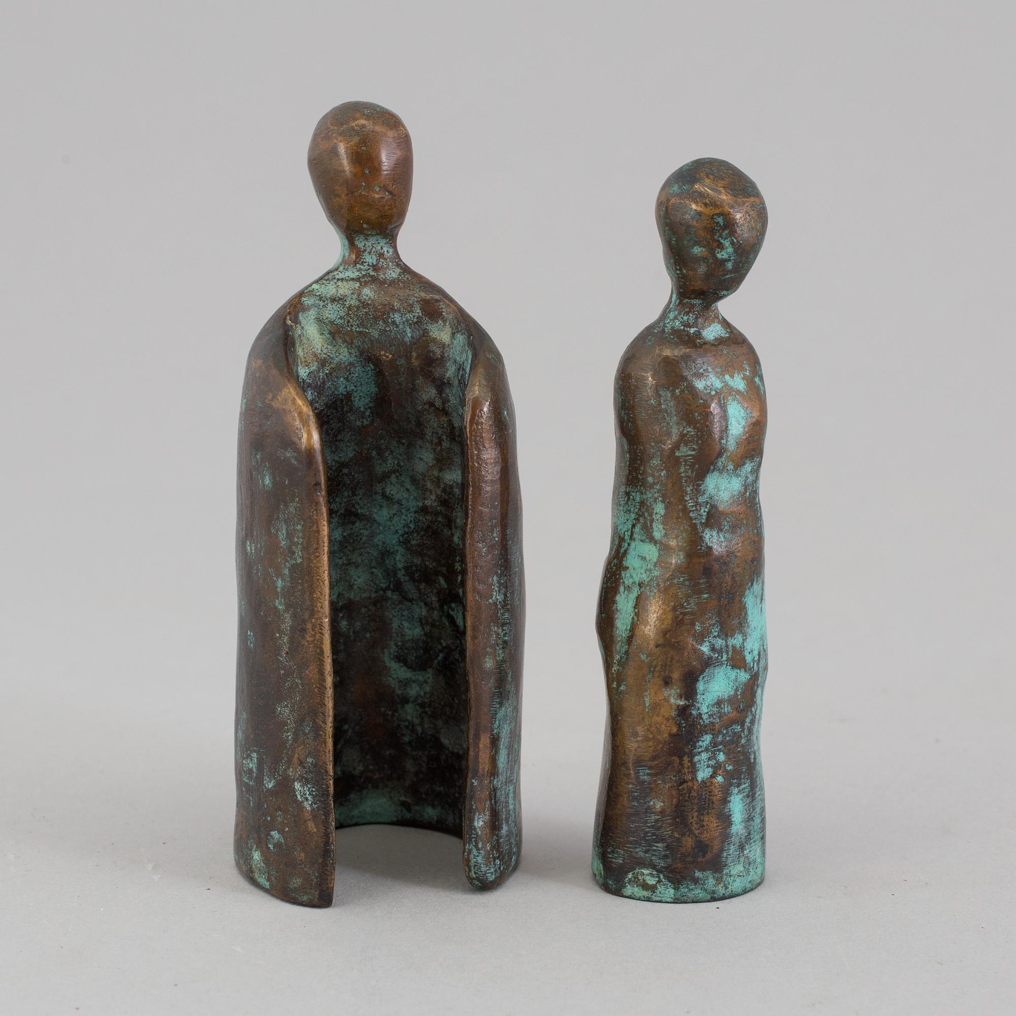 BO LÖFGREN, brons, skulptur, signerad.