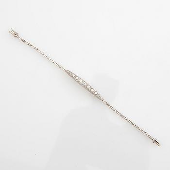 Bracelet, 18k white gold with brilliant-cut diamonds.
