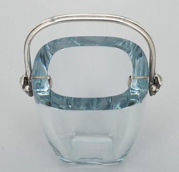 ISHINK, sterling sliver samt glas, Dansk Guldsmede-Håndværk, Köpenhamn 1964-1973.