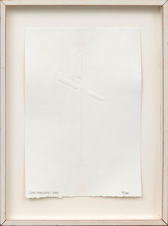 Dan Wolgers, relief print.