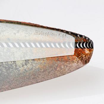Bertil Vallien, a sandcast glass sculpture of a boat, Pilchuck, 1985.