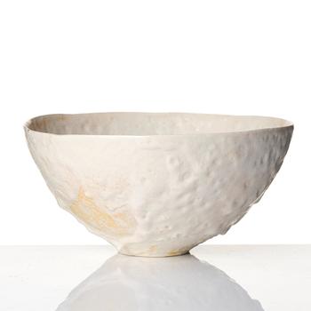 Eva Hild, a stoneware bowl, executed in her own studio, Sparsör, Sweden.