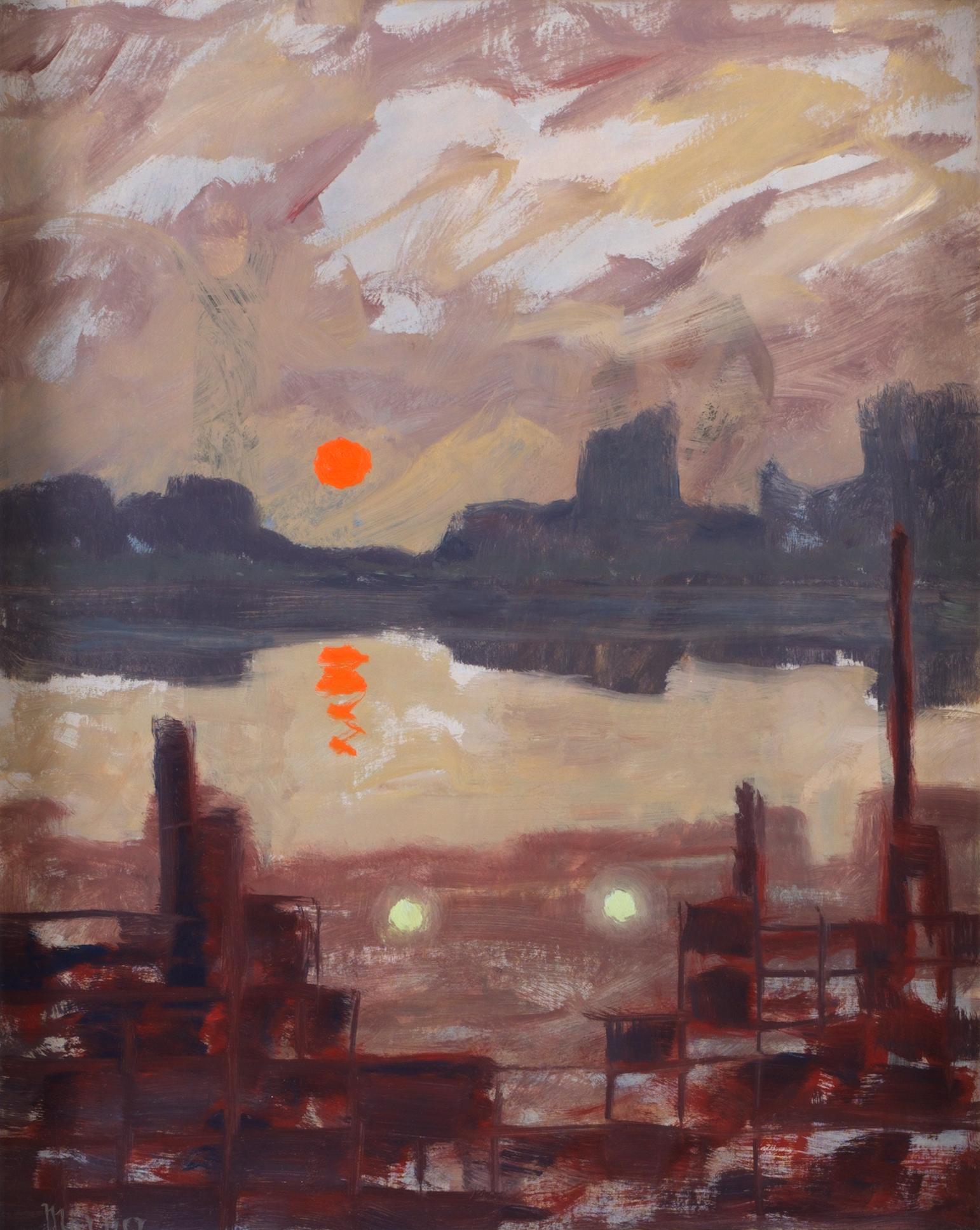 Stellan Mörner, "Solen över Thames".