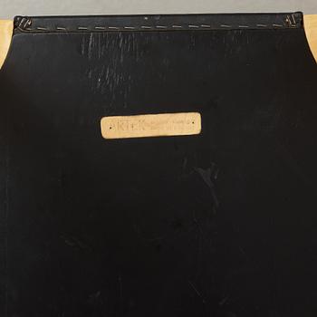 A set of three stools by Alvar Aalto, Artek.