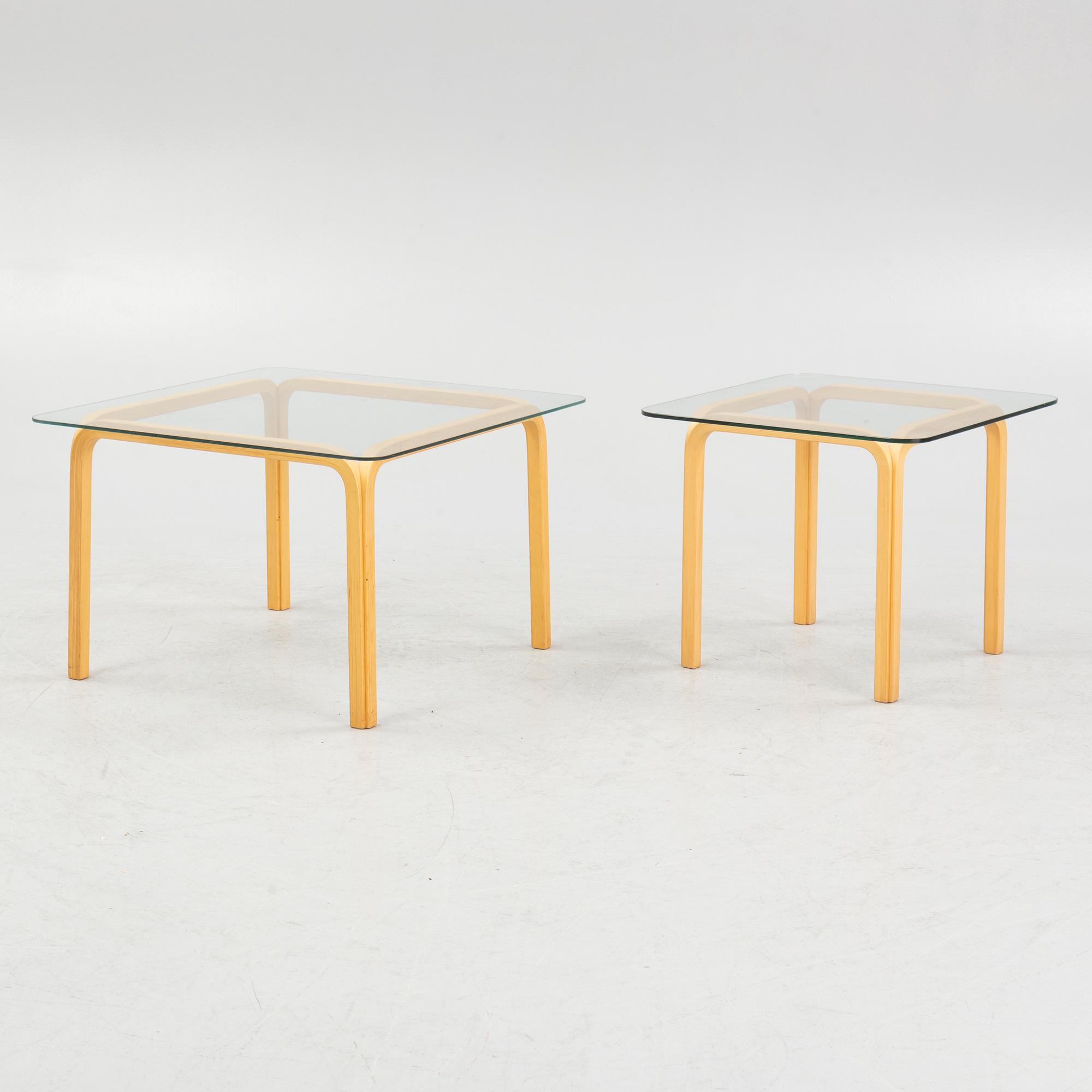 Alvar Aalto, table, 2 pcs Y805, Artek.