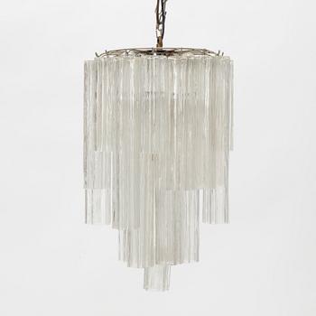 Tony Zuccheri, ceiling lamp, "Tronchi", Murano, Italy.