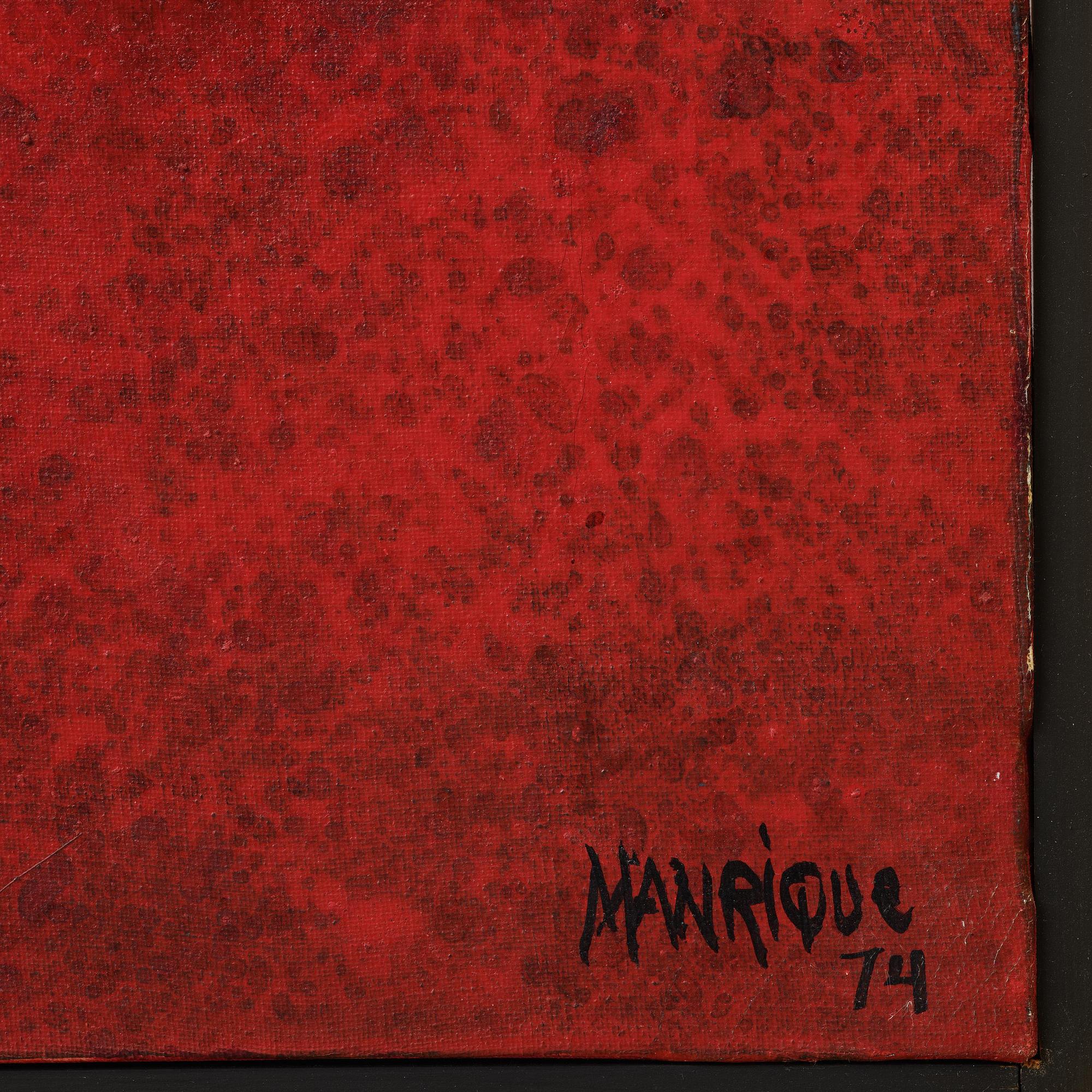 Cesár Manrique, "Resto rojo".
