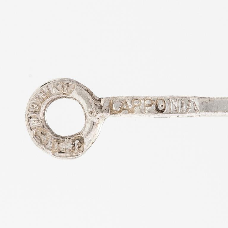 Björn Weckström, Halsband "Akimbo", sterlingsilver. Lapponia 1987.