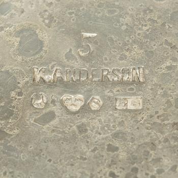 K Anderson, bägare, silver, Stockholm 1931.