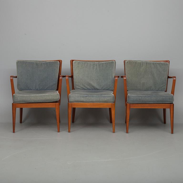 KARMSTOLAR, 3 st, 1940-tal.