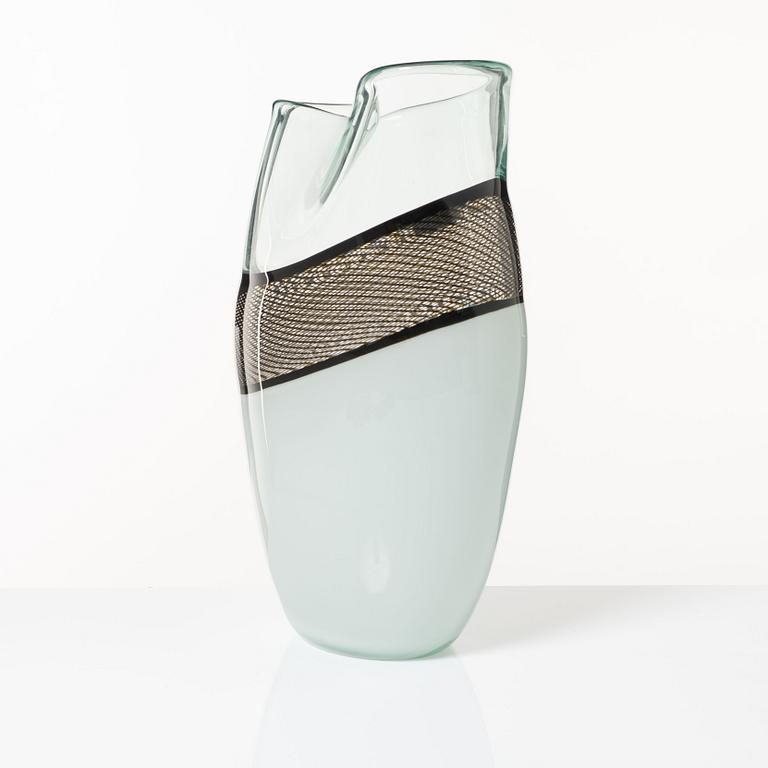 Giampaolo Seguso, vase, 'Refolo', Murano, Italy 1993.