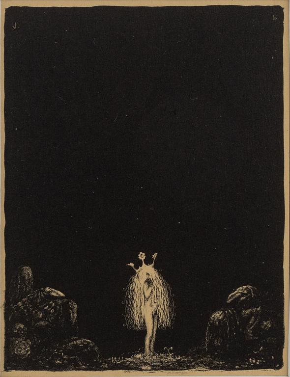 John Bauer, "Den lilla prinsessan och trollen".