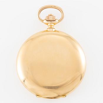 Longines, fickur, 18K guld, savonett, 53 mm.