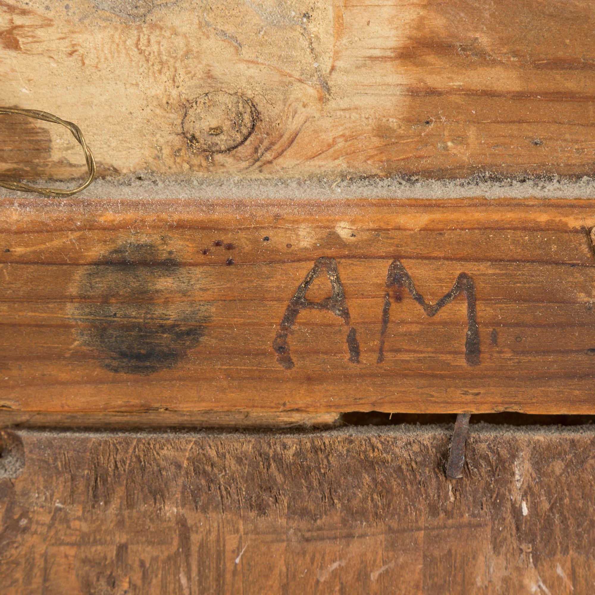 A Swedish Rococo mirror by Anders Malmqvist (master in Kalmar 1775-1779).