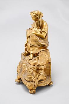 A 19th century French mantle piece clock.