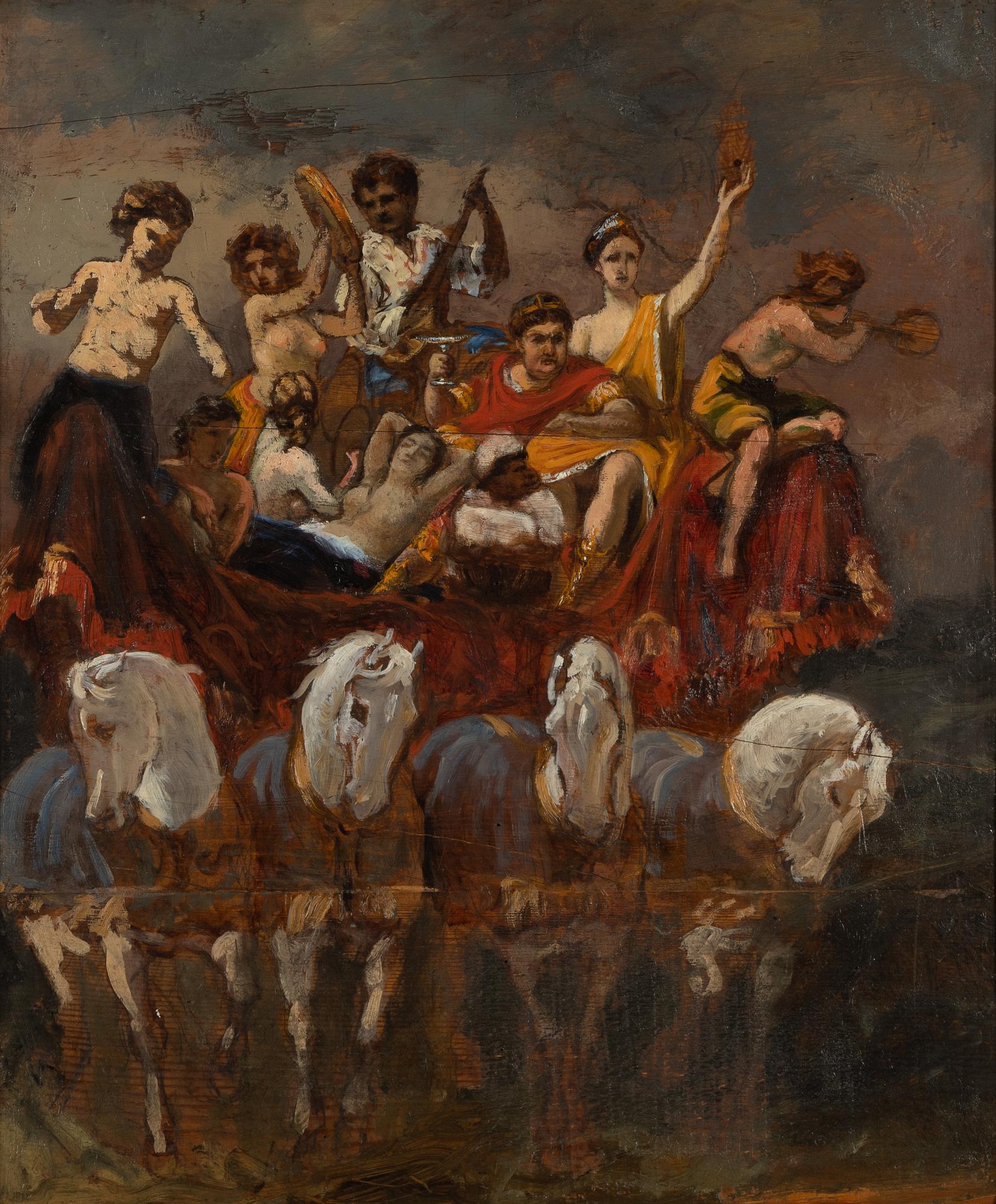 Gunnar Wennerberg, attributed to, oil on panel.