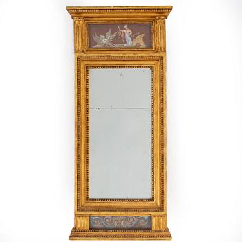 A late Gustavian mirror early 19th century.