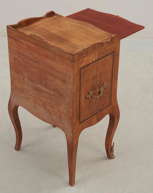 A Swedish Rococo 18th century chamberpot cupboard.