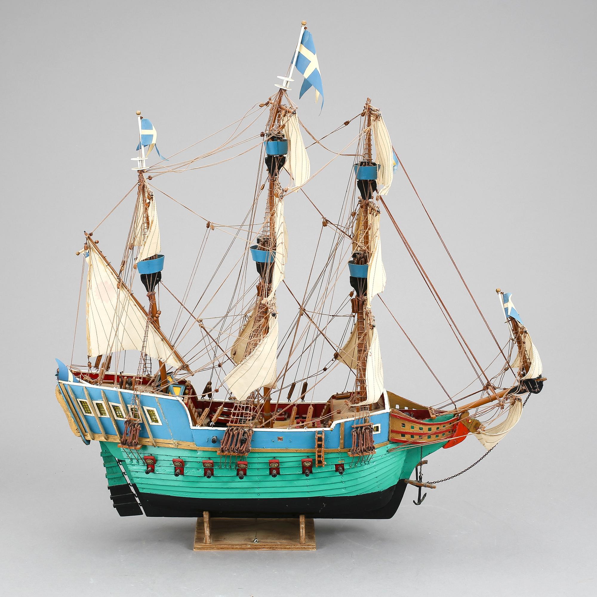 MODELLBÅT, 1900-talets mitt.