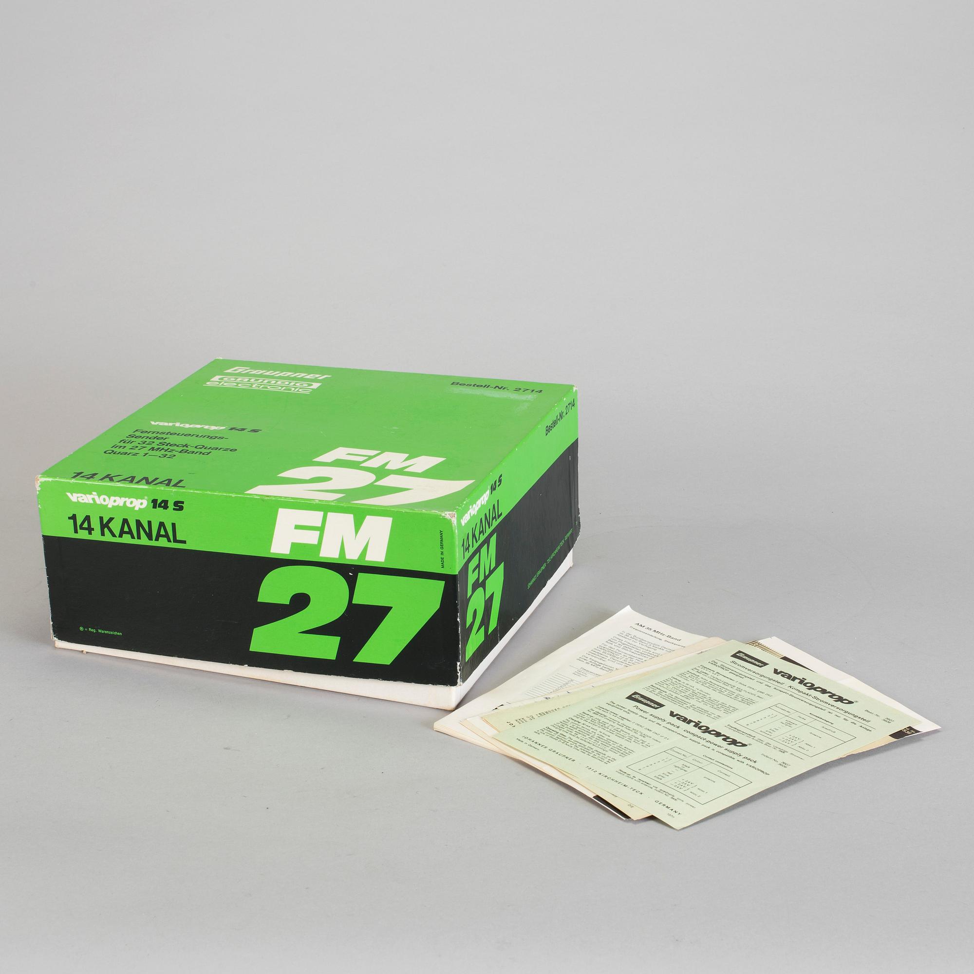 A Graupner mid 20th Century model boat.