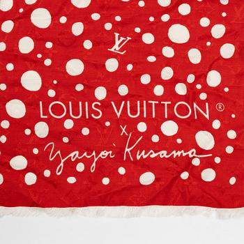 Louis Vuitton x Yayoi Kusama, scarf, "Infinity Dots Scarf".