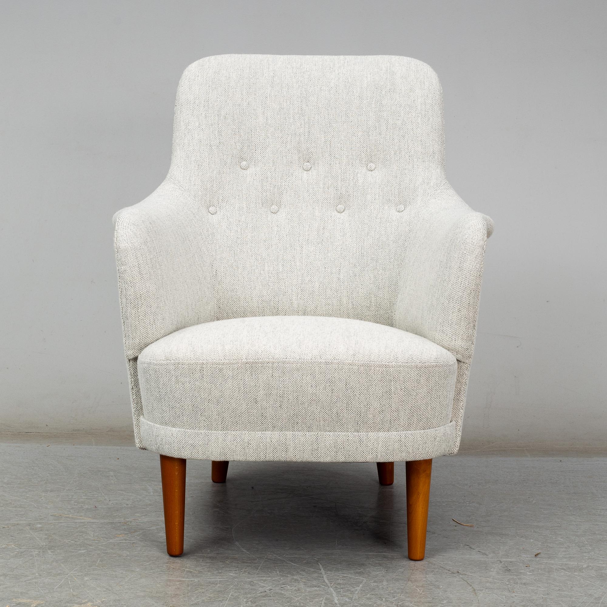 CARL MALMSTEN, fåtölj "Samsas", AB O.H. Sjögren, Tranås.