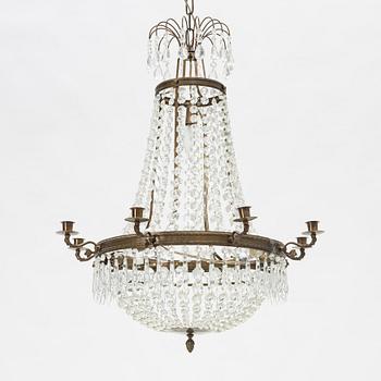 A Gustavian style chandelier, 20th Century.