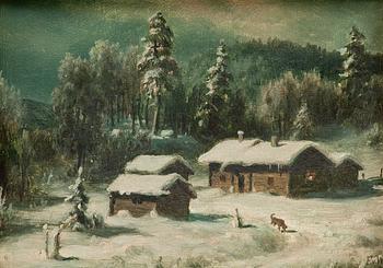 505. Ferdinand von Wright, TALVIMAISEMA.
