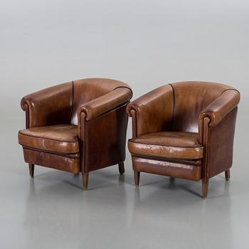 A PAIR OF ARMCHAIRS, 1900/2000.