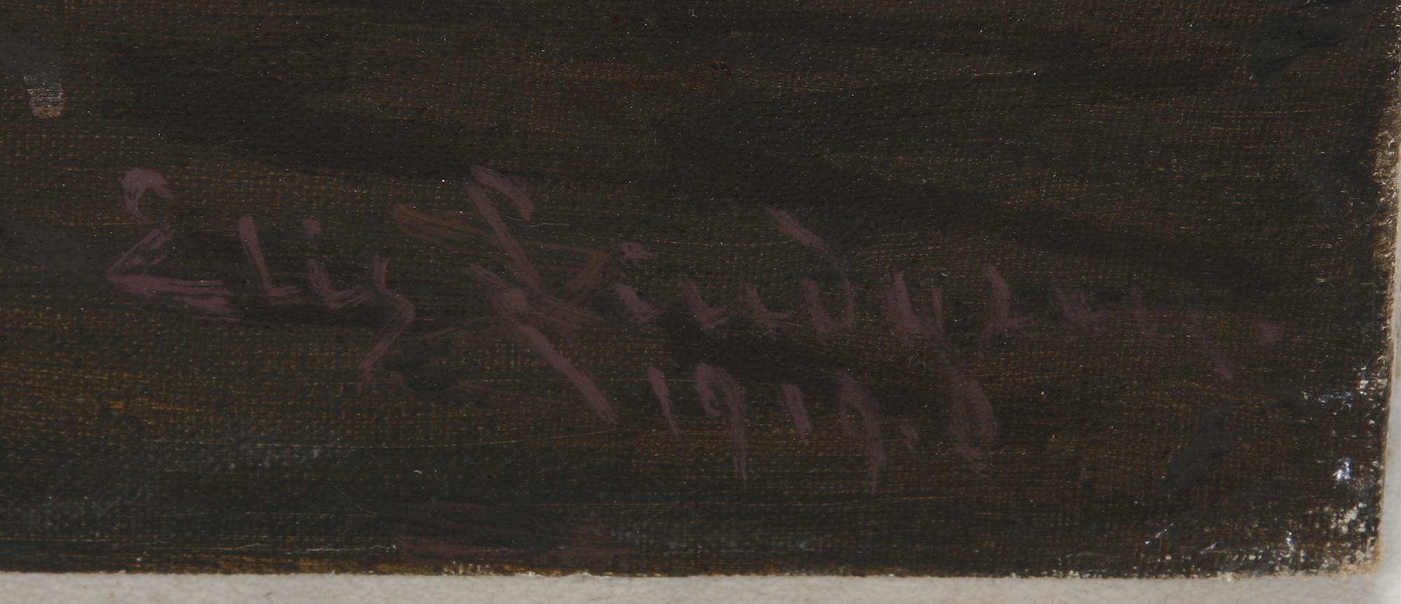 ELIS LINDGREN. olja på duk, sign o dat 1919.