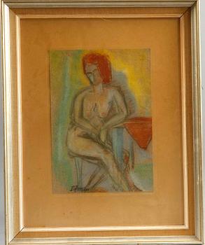 ERIC SIGFRID PERSSON, pastell, sign.