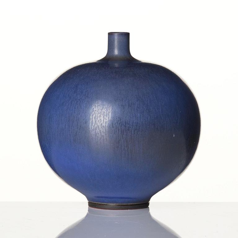 Berndt Friberg, vaser, 3 st, stengods, Gustavsbergs Studio 1956-64.