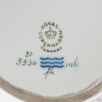 A Danish 1965 porcalain bowl 'Flora Danica' by Royal Copenhagen.