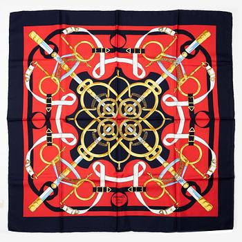 Hermès, scarf, "Eperon d'Or".