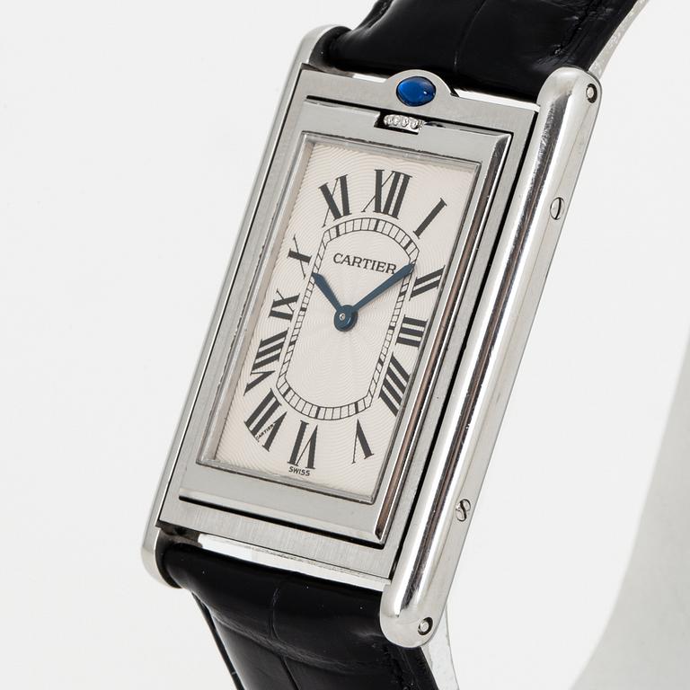 CARTIER, Tank Basculante, armbandsur, 25,4 x 31,2 mm.