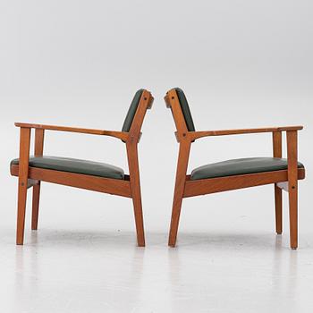 Ingemar thillmark, a pair of 'Axamo' armchairs, OPE Möbler, 1960s.