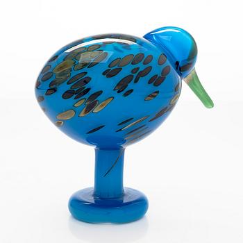 Oiva Toikka, an anniversary bird, 'Lagoon Kiwi', signed and numbered Oiva Toikka Nuutajärvi Notsjö 29/150.