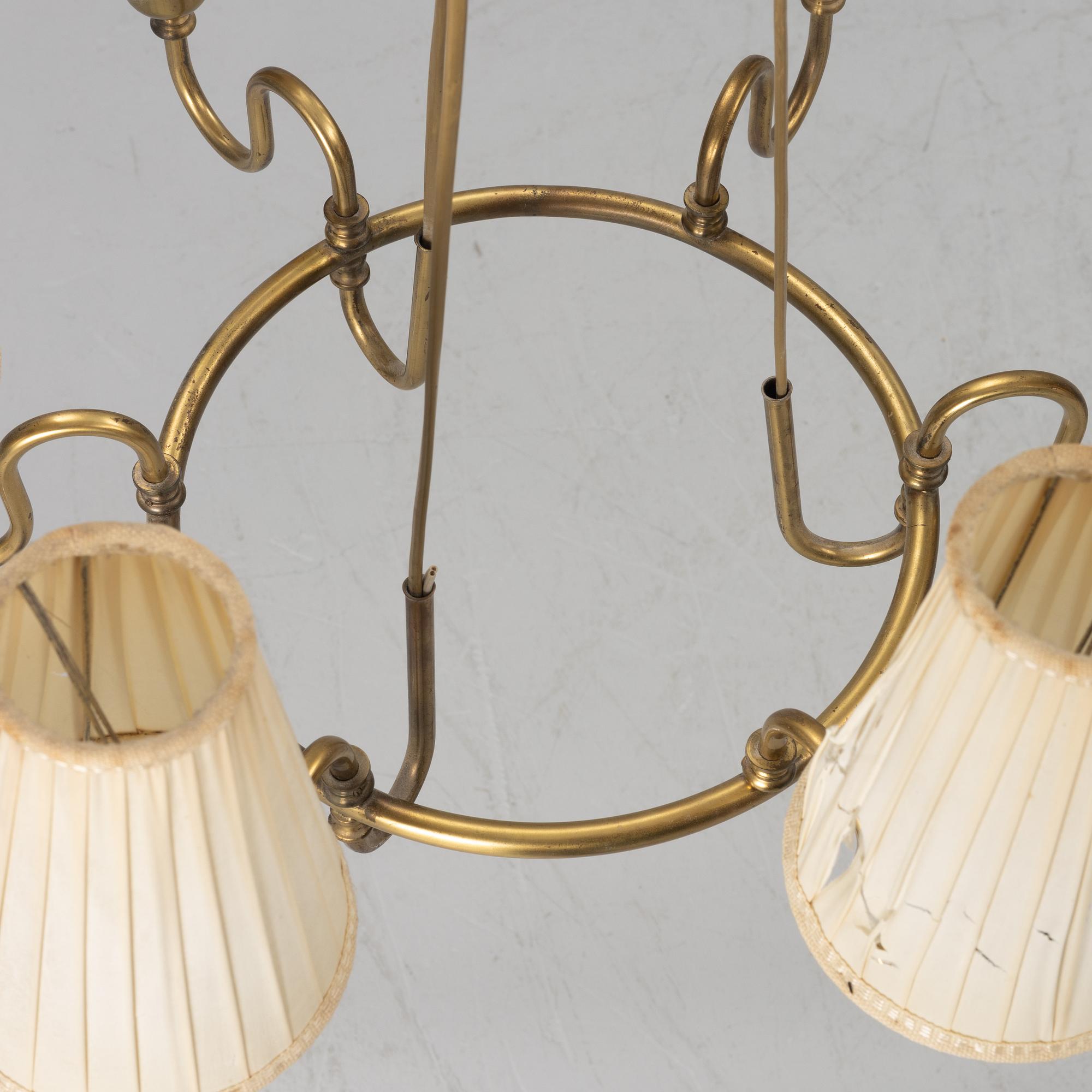 A ceiling lamp, Swedish Modern, 1940's.