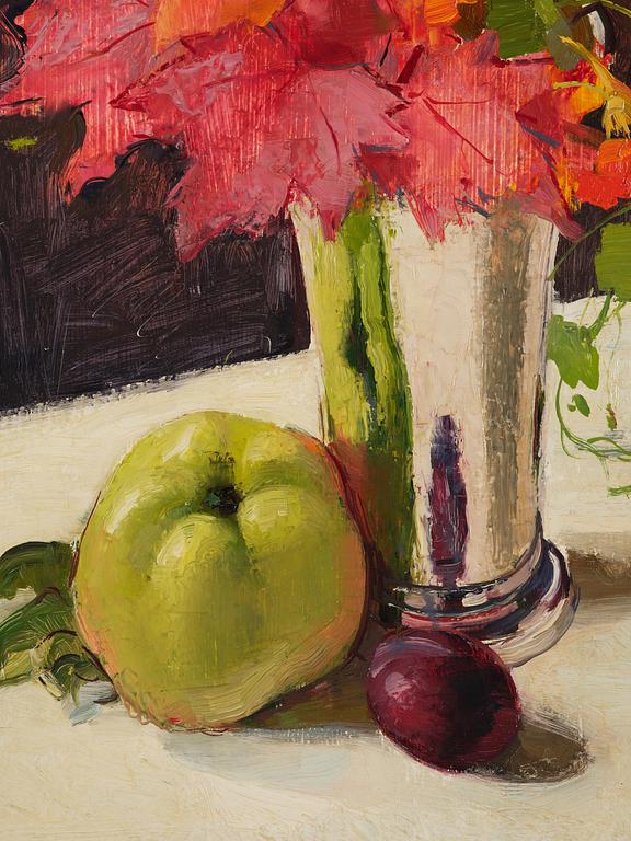 Olle Hjortzberg, Still Life with Maple Leaves.