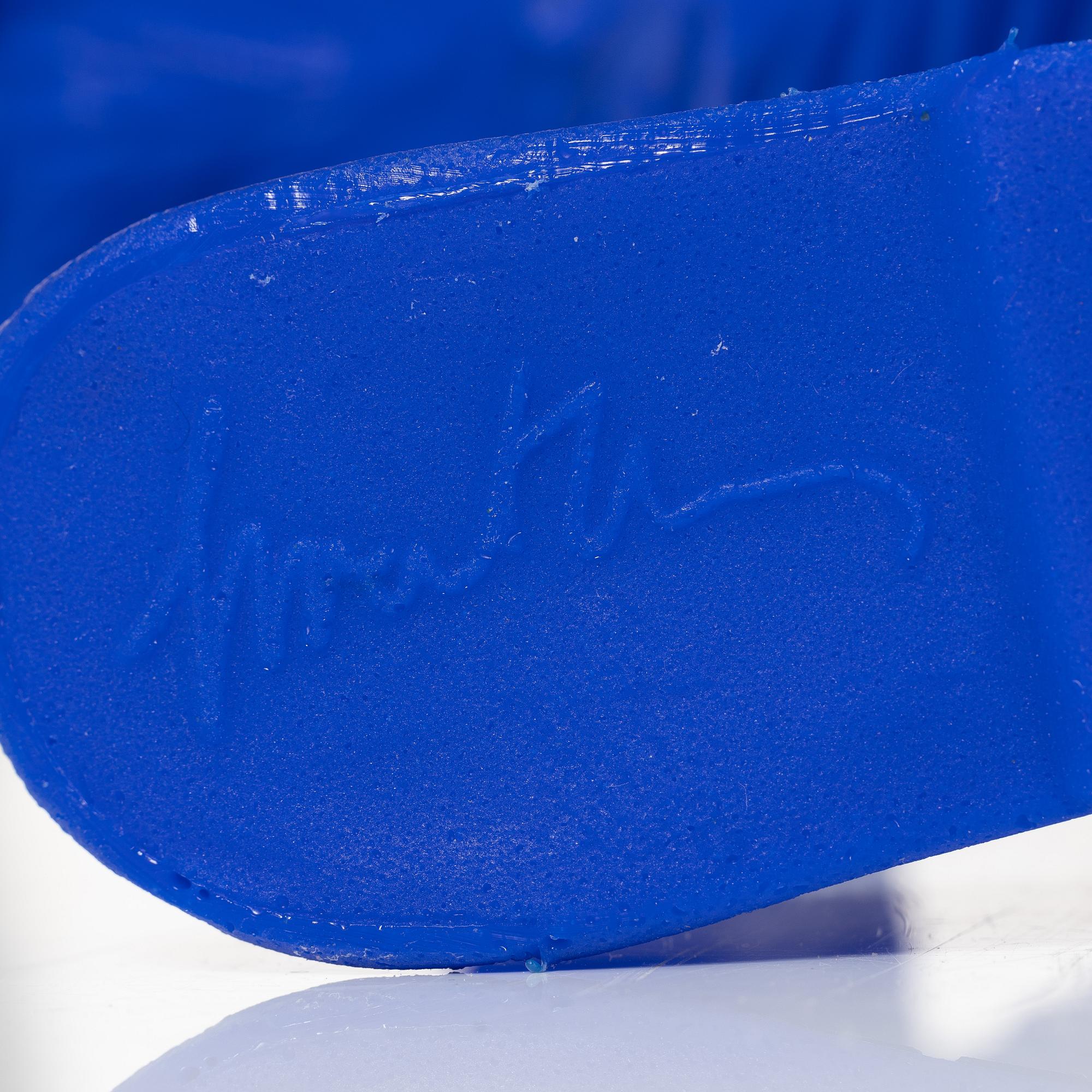 William Sweetlove, "Cloned Schnauzer with water bottle". (Blue).