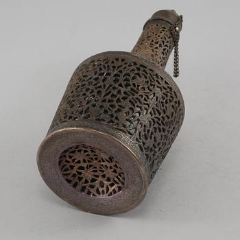 FLASKA, silver, orientalisk, 1900-tal.
