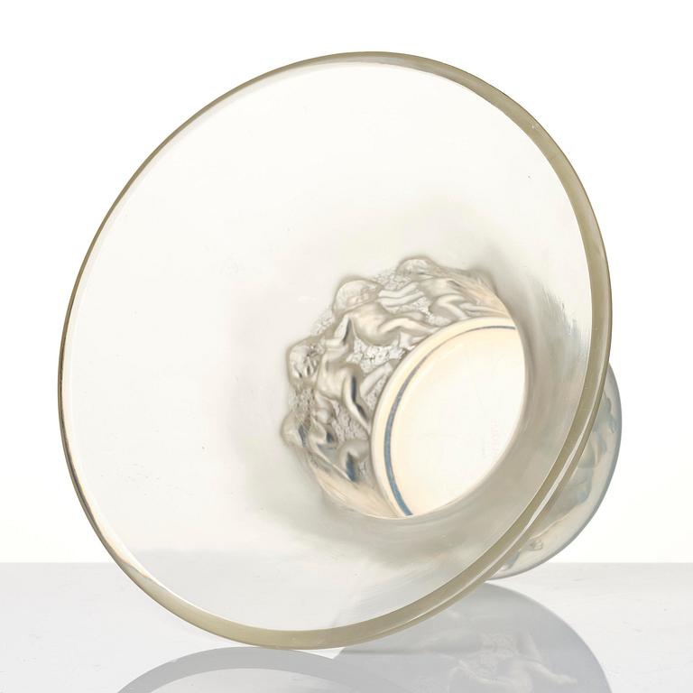 René Lalique, a "Farandole" glass vase, France, post 1930.